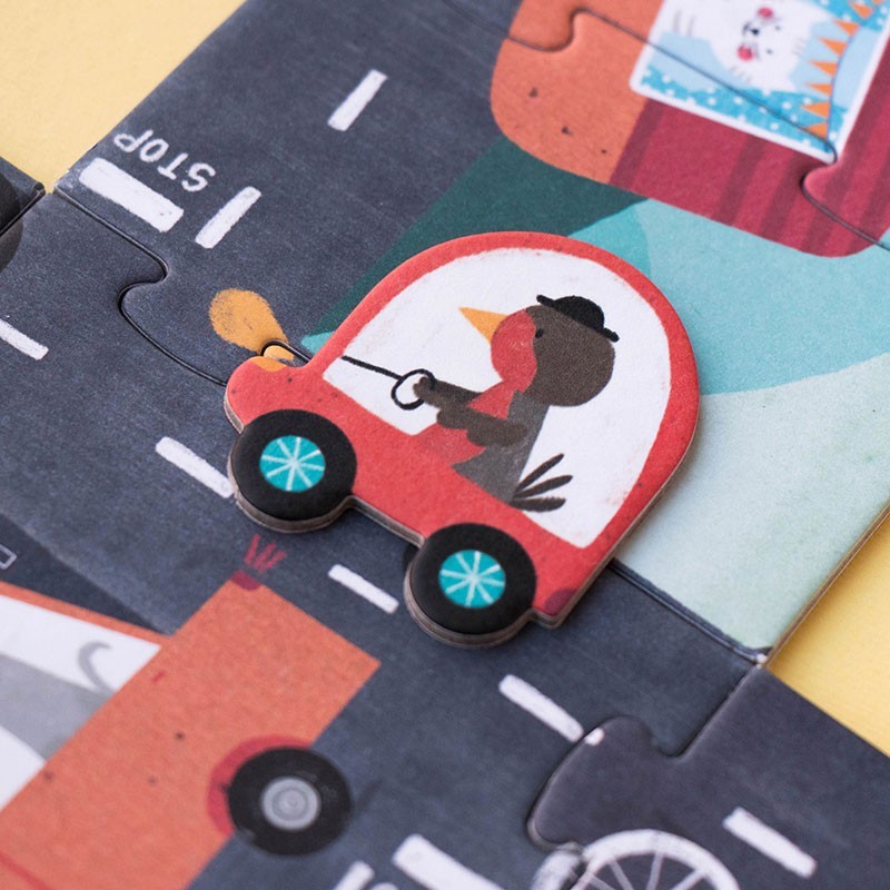 puzzle y juego de coches